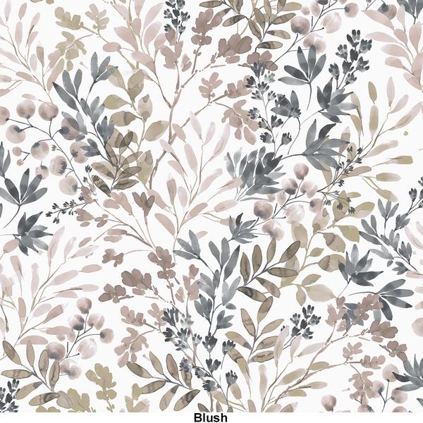 Amelie Leaf Print Grommet Panel alternate view