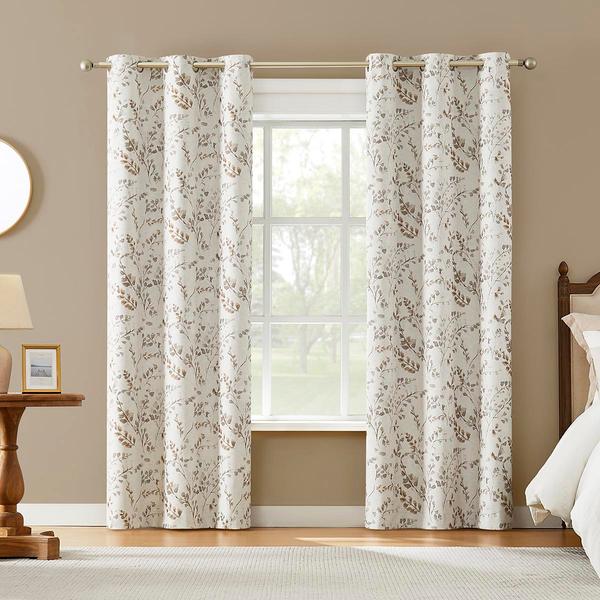 Sun Zero Brenna 100% Blackout Grommet Panel Curtain