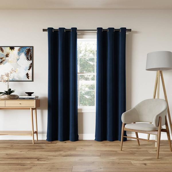 Sun Zero Keagen Grommet Blackout Panel Curtains