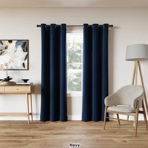 Sun Zero Keagen Grommet Blackout Panel Curtains alternate view