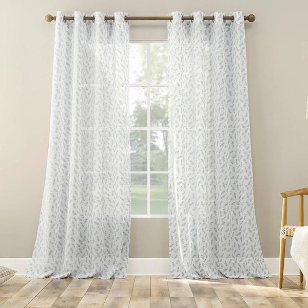 Hollis Floral Puff Gromet Panel Curtain alternate view