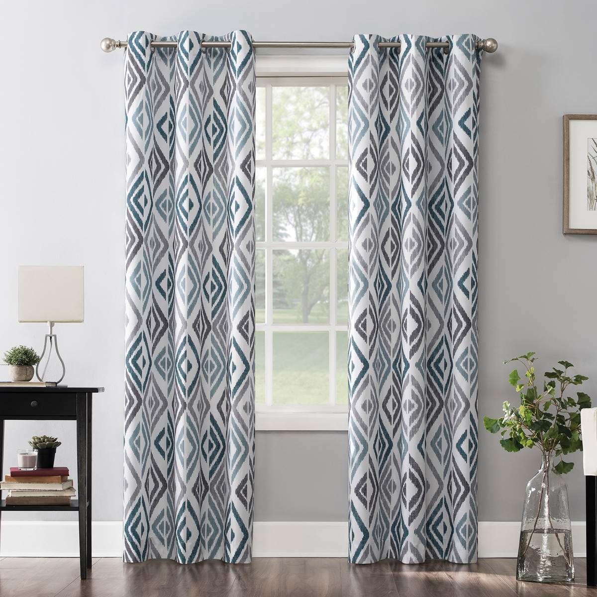 Amadi Montego Grommet Print Panel Curtain