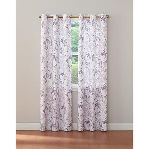 Marra Leaf Print Grommet Curtain Panel