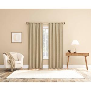 Sun Zero Belmont Total Blackout Rod Pocket Panel Curtain