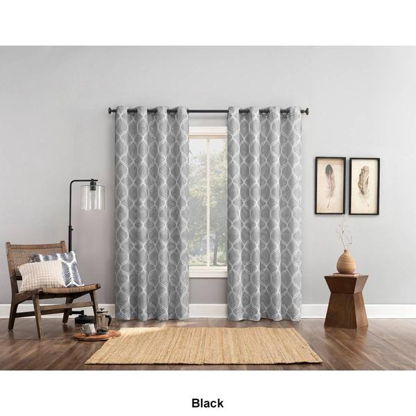 Sun Zero Tollan 100% Blackout Grommet Panel Curtain alternate view