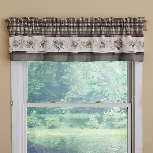 Berkshire Text Plaid Valance - 56x14