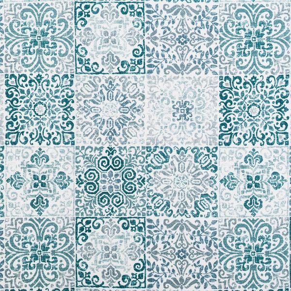 Greco Mosaic Print Textured Valance alternate view