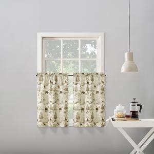Montana Wildlife Kitchen Curtains