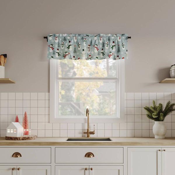 Snow People Cotton Blend Valance