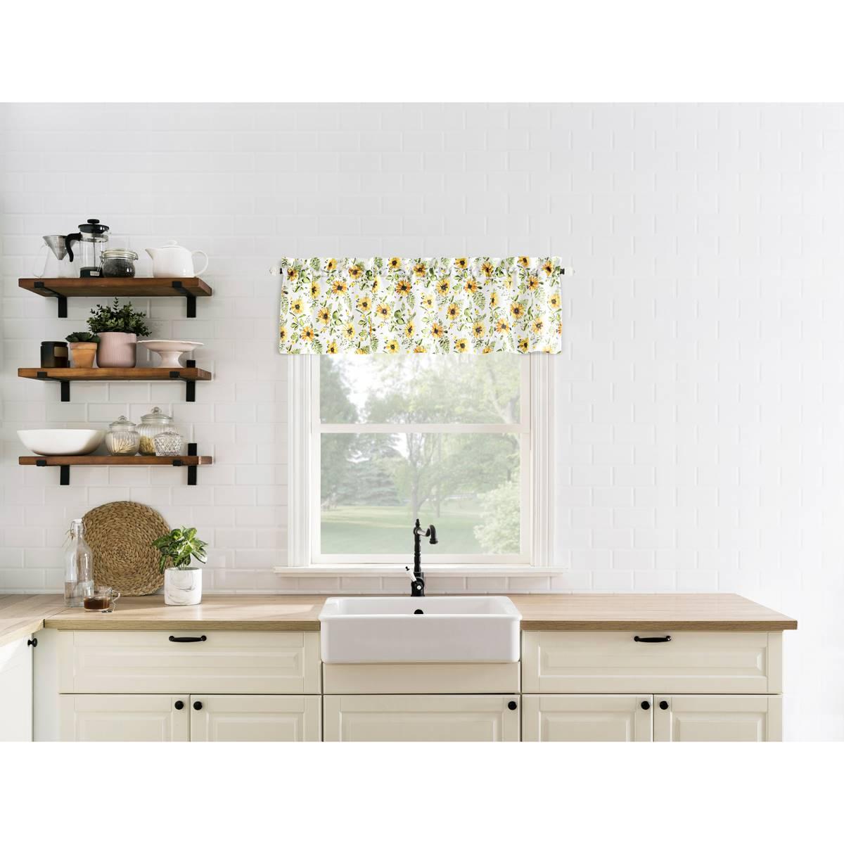 Sunflower Valley Valance