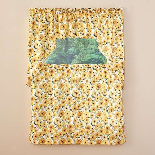 Sunshine Print Microfiber Valance