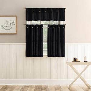 Wythe Tier Button Tab Top Valance