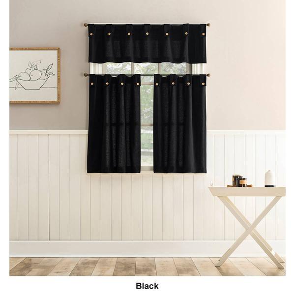 Wythe Tier Button Tab Top Valance alternate view