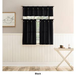 Wythe Tier Button Tab Top Valance alternate view