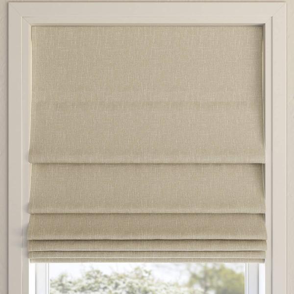 Sun Zero(R) Pryer Textured 100% Blackout Cordless Roman Shade alternate view