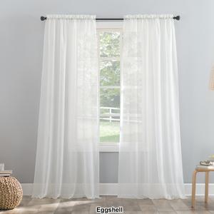 Erica Crushed Voile Curtain Panel alternate view