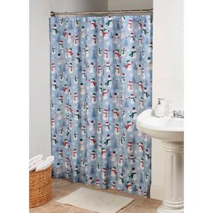 No. 918 Snowmen Shower Curtain