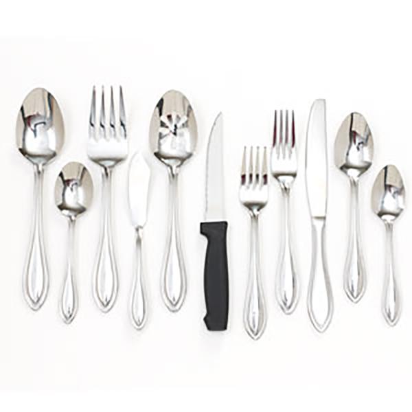 Pfaltzgraff(R) 53pc. American Bead Silverware Set alternate view