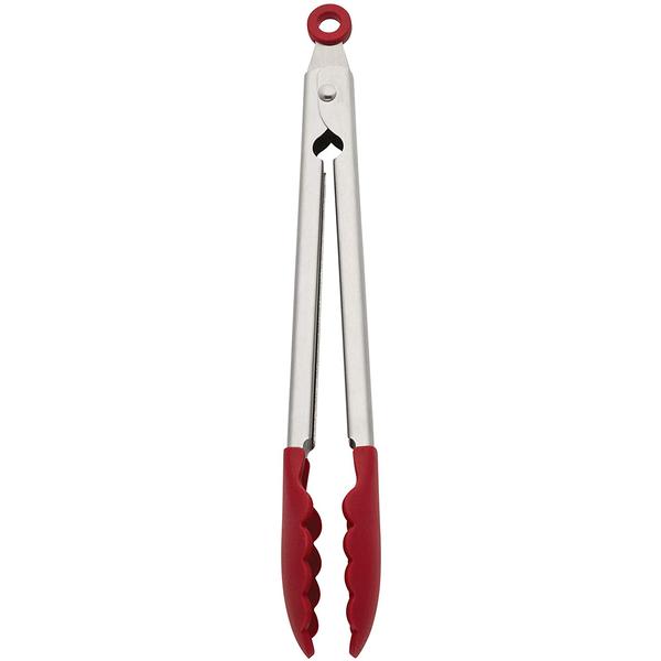 KitchenAid(R) Gourmet Silicone Tipped Sterling Silver Tongs