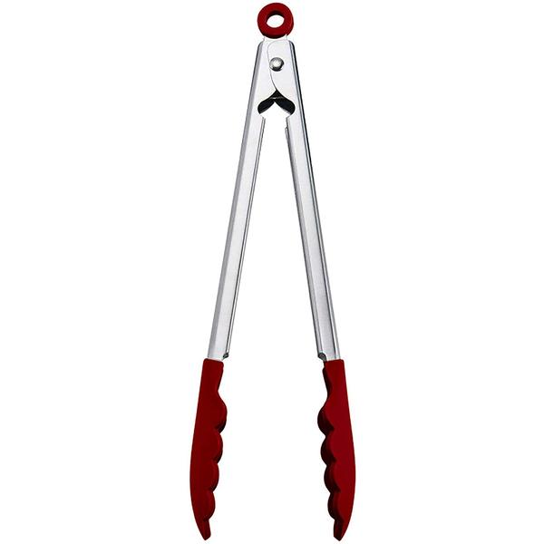 KitchenAid(R) Gourmet Silicone Tipped Sterling Silver Tongs alternate view