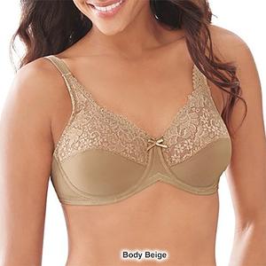 Womens Lilyette Tailored Minimizer(R) Lace Trim Underwire Bra 0428 alternate view