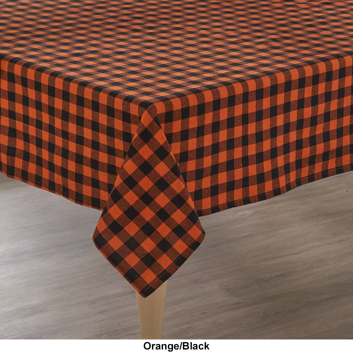 Cottage Classics Buffalo Check Woven Tablecloth
