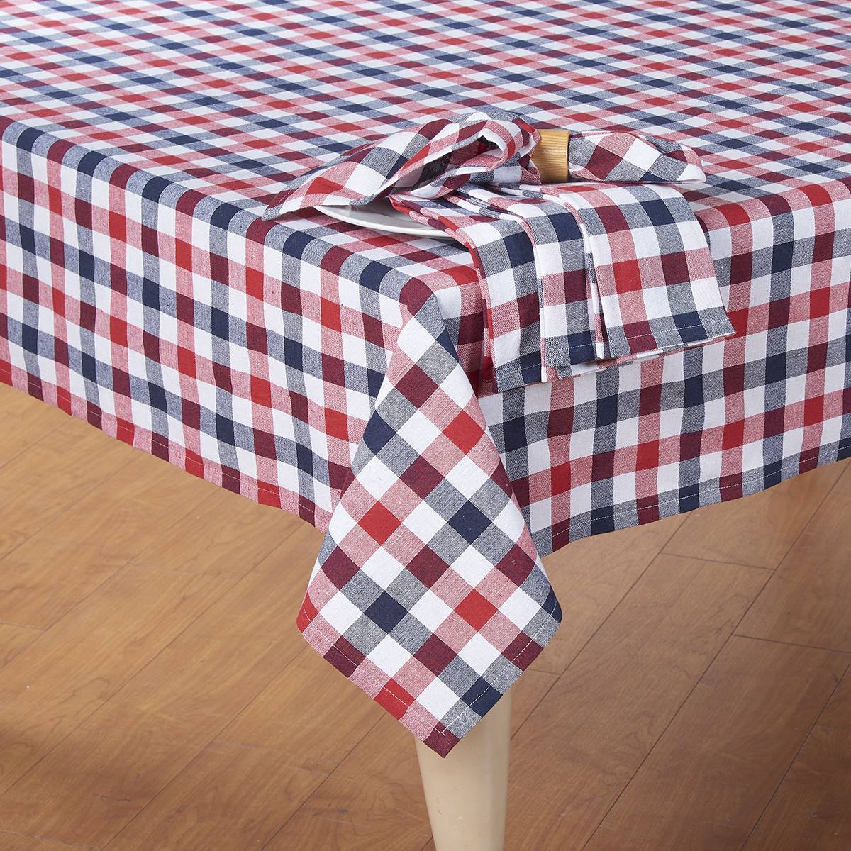 Cottage Classics Buffalo Check Americana Tablecloth