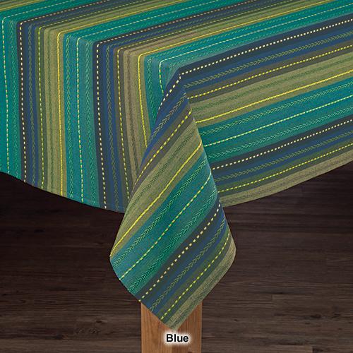 Phoenix Striped Tablecloth alternate view