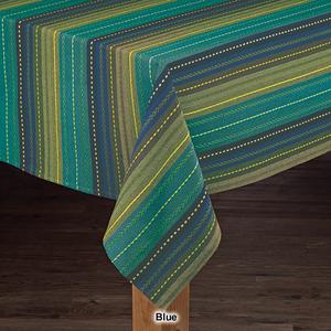 Phoenix Striped Tablecloth alternate view