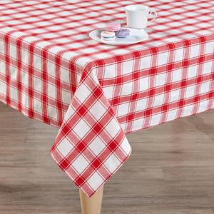 Red/White Plaid Tablecloth