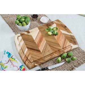 Lipper Acacia Herringbone Cutting Board