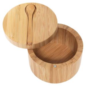 Lipper Bamboo Salt Box w/ Spoon alternate view