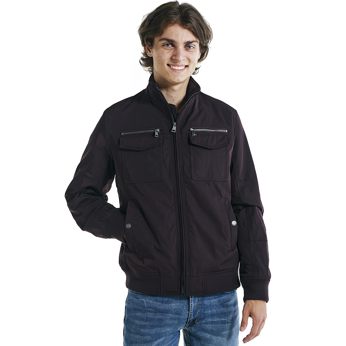 Mens Tommy Hilfiger Performance Water And Wind Resistant Bomber