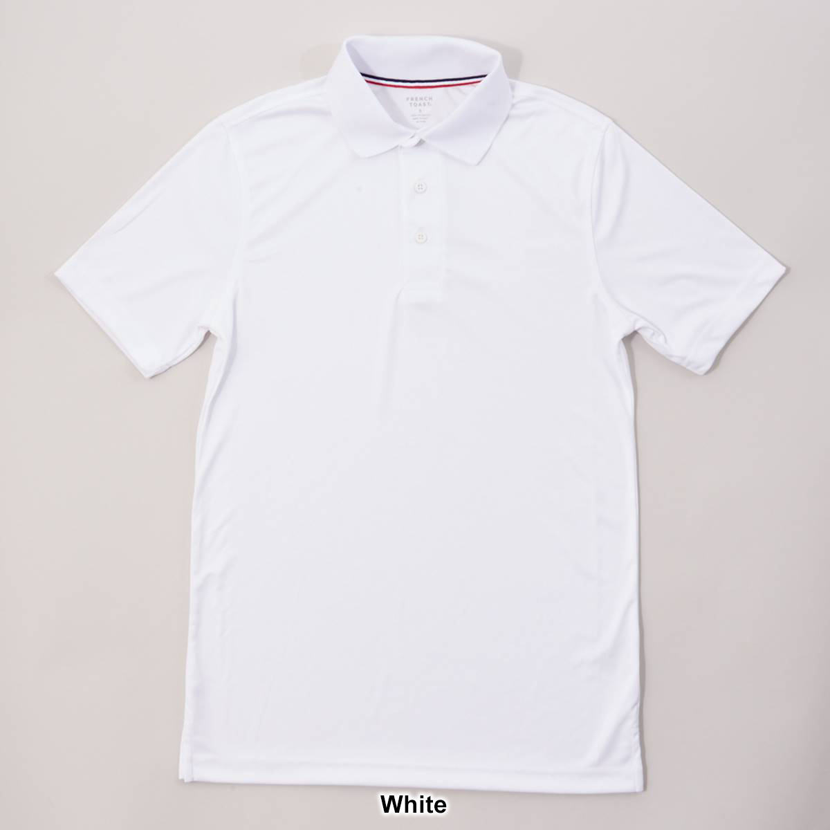 Young Mens French Toast Short Sleeve Sport Uniform Polo