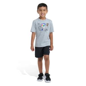 Boys (4-7) adidas(R) Graphic Tee & Woven Short Set
