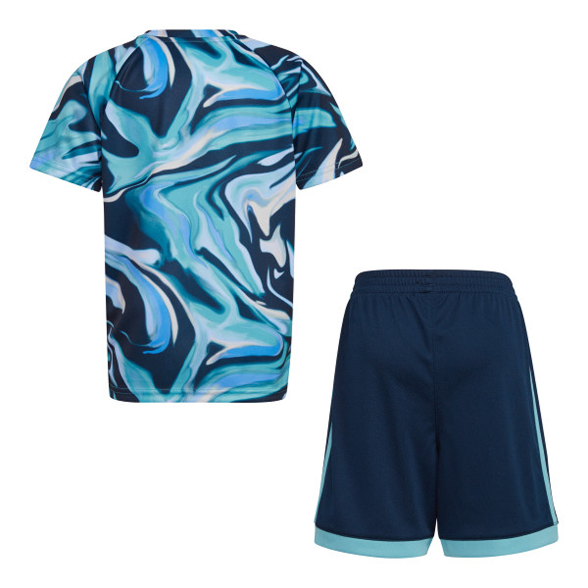 Boys (4-7) Adidas(R) Badge Of Sport Short Sleeve Tee & Shorts Set