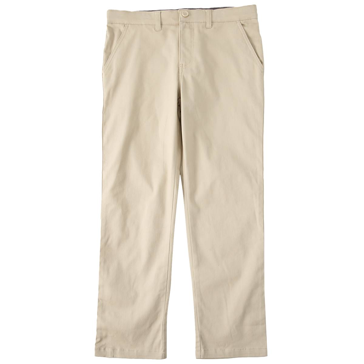 Boys (8-20) Straight Fit Uniform Pants - Husky Fit