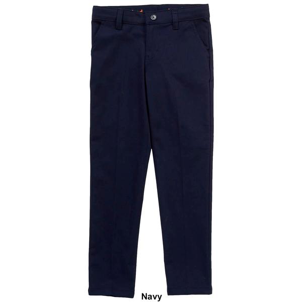 Boys (8-20) Comfort Waist Band Slim Fit Uniform Pants alternate view
