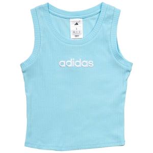 Girls (7-16) adidas(R) Embroidered Ribbed Tank