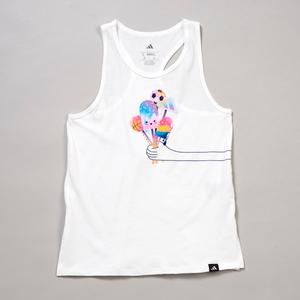 Girls (7-16) adidas(R) Racer Back Popsicle Tank alternate view