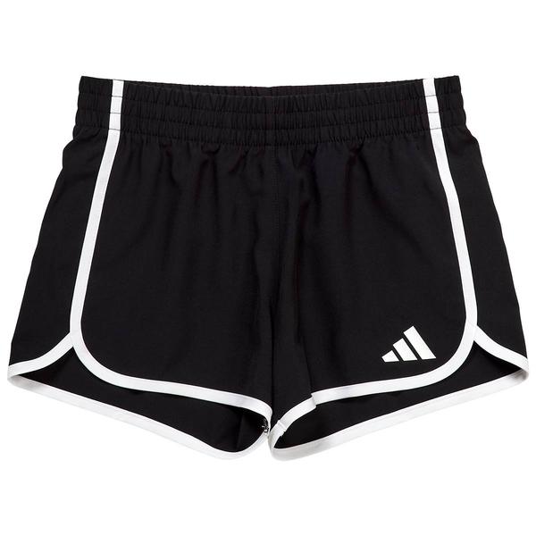 Girls (7-16) adidas(R) Woven Pacer Shorts w/ Binding