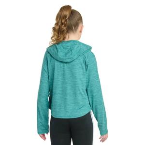 Girls (7-16) adidas(R) Long Sleeve Melange Hooded Top alternate view