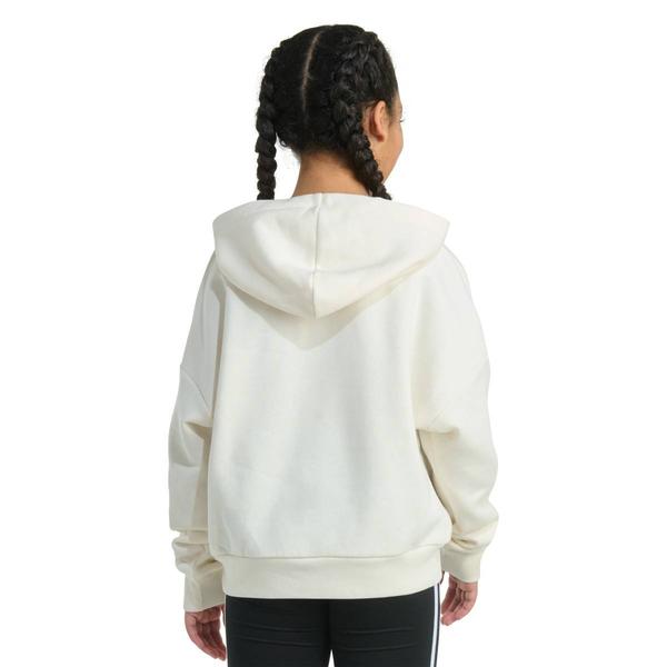 Girls (7-16) adidas(R) Solid Arched Text Kangaroo Pocket Hoodie alternate view