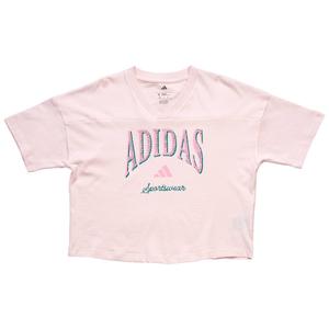 Girls (7-16) adidas(R) Short Sleeve Collegiate Tee alternate view