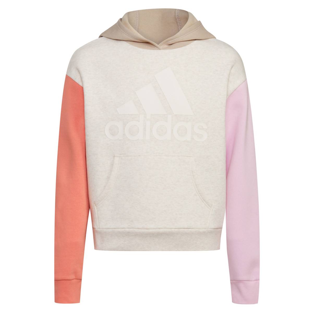 Girls (7-16) Adidas(R) Color Block Hood Pullover