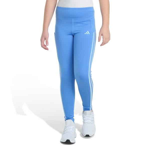 Girls (7-16) adidas(R) Cellphone Pocket 3-Stripe Leggings