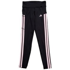 Girls (7-16) adidas(R) Cellphone Pocket 3 Stripe Leggings