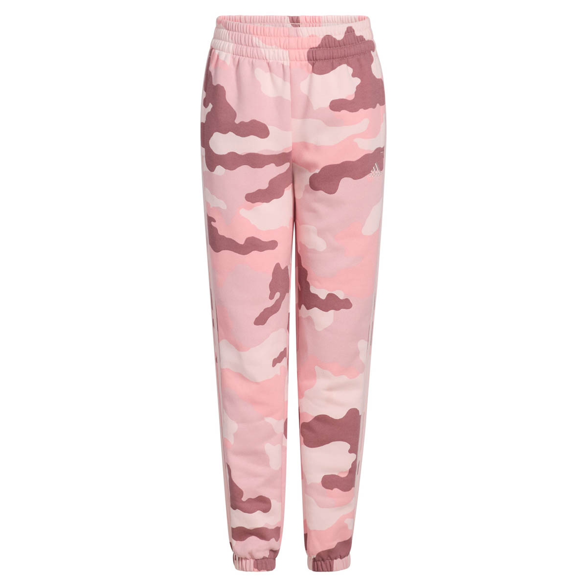 Girls (7-16) Adidas(R) 3 Stripe Camo Print Sweatpants