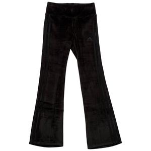 Girls (7-16) adidas(R) Rib-Knit Velour Flared Leg Pants