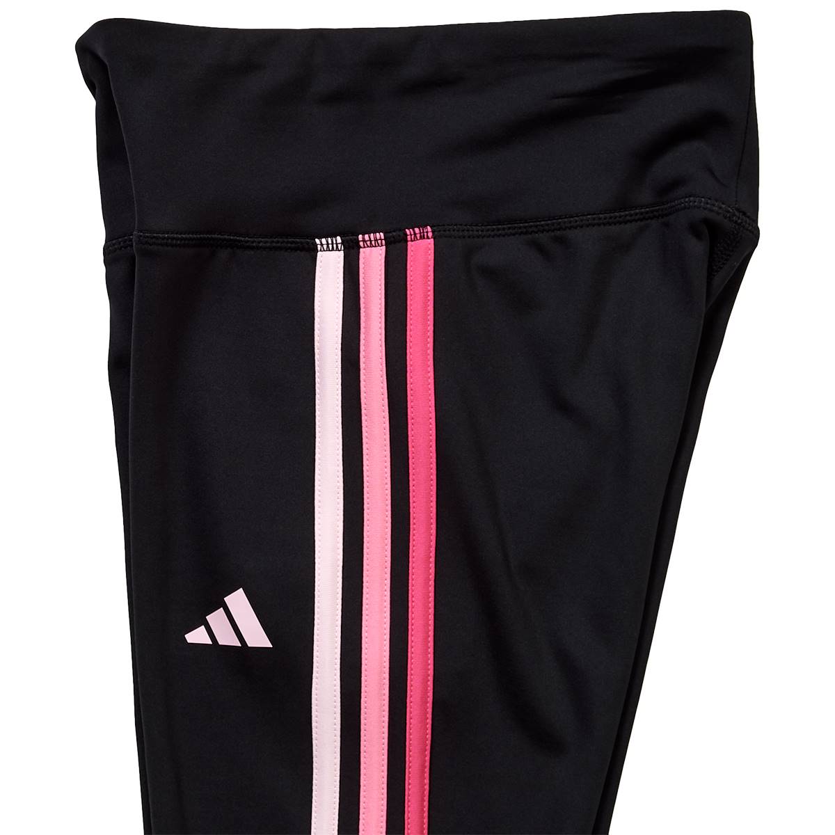 Girls (7-16) Adidas(R) AEROREADY(R) 3 Color Stripe Leggings